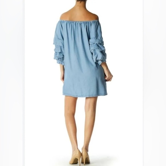 Zara Collection The Butterfly Dress Off-Shoulder Mini - Picture 3 of 12